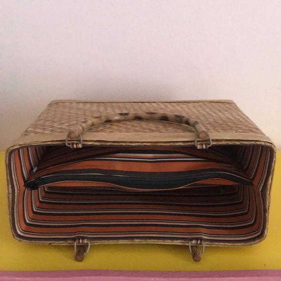 Late spade bag Bamboo handles - Picture 3 of 3